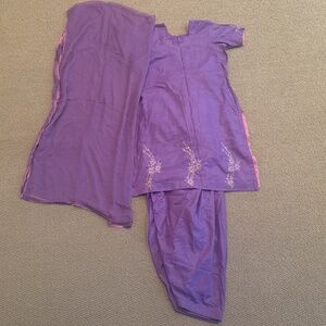 Purple Salwar Suit